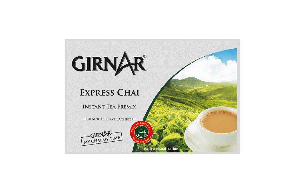 Girnar Express Chai, Instant Tea Premix   Box  10 pcs